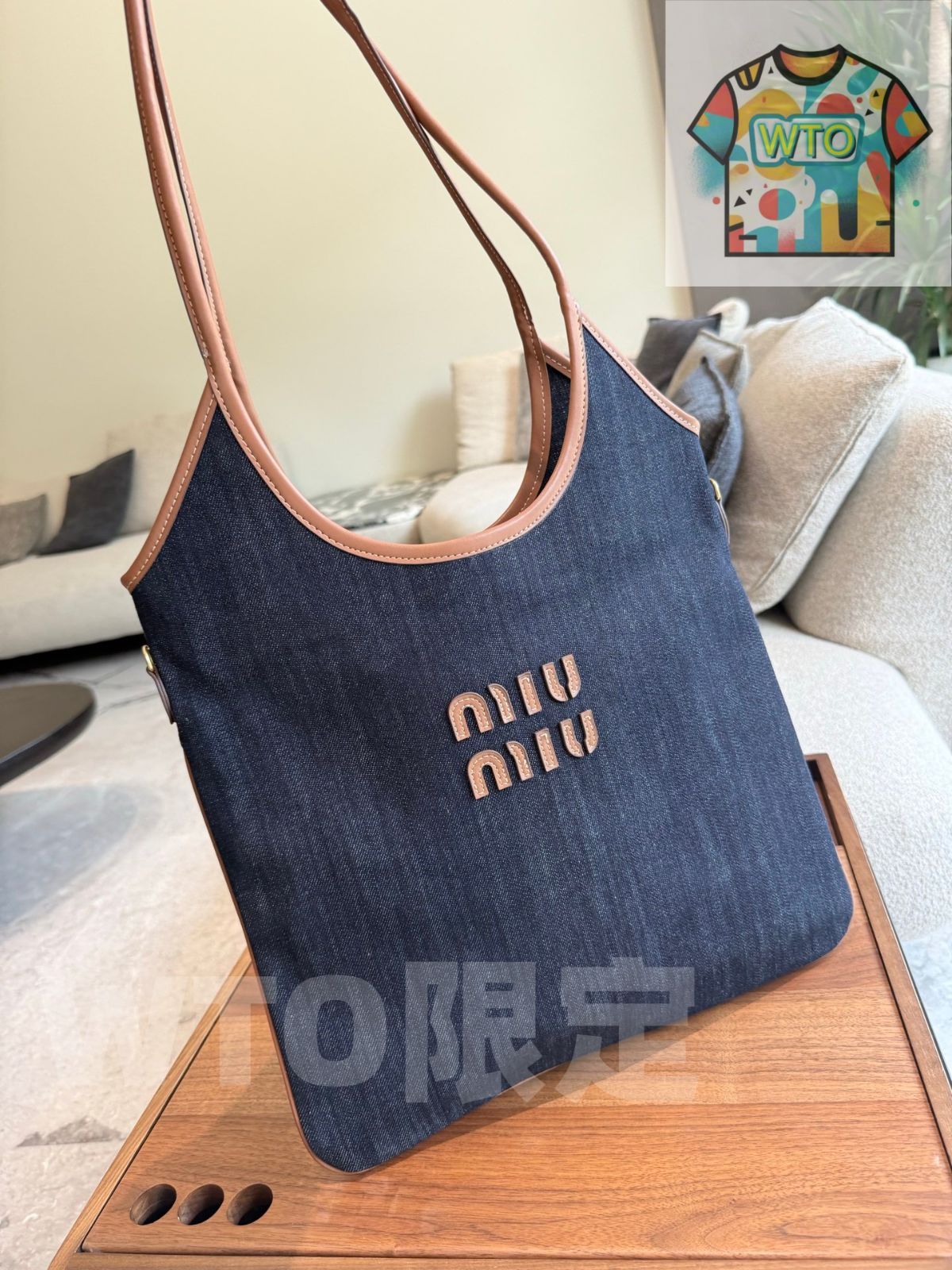 限定値下げ】Miu Miu デニムショルダーバッグ MIU MIU(ミュウミュウ