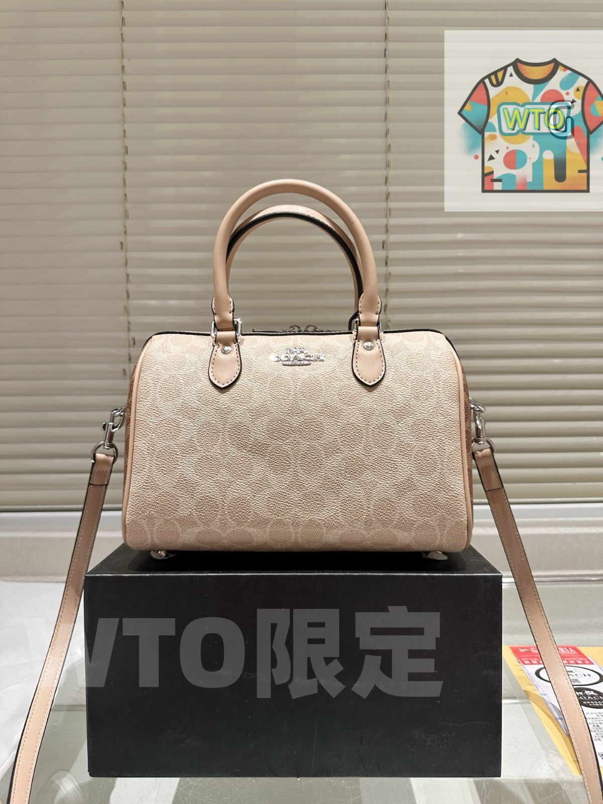 今日特価】Coach コーチ ボストンピローバッグシリーズ クラシックで