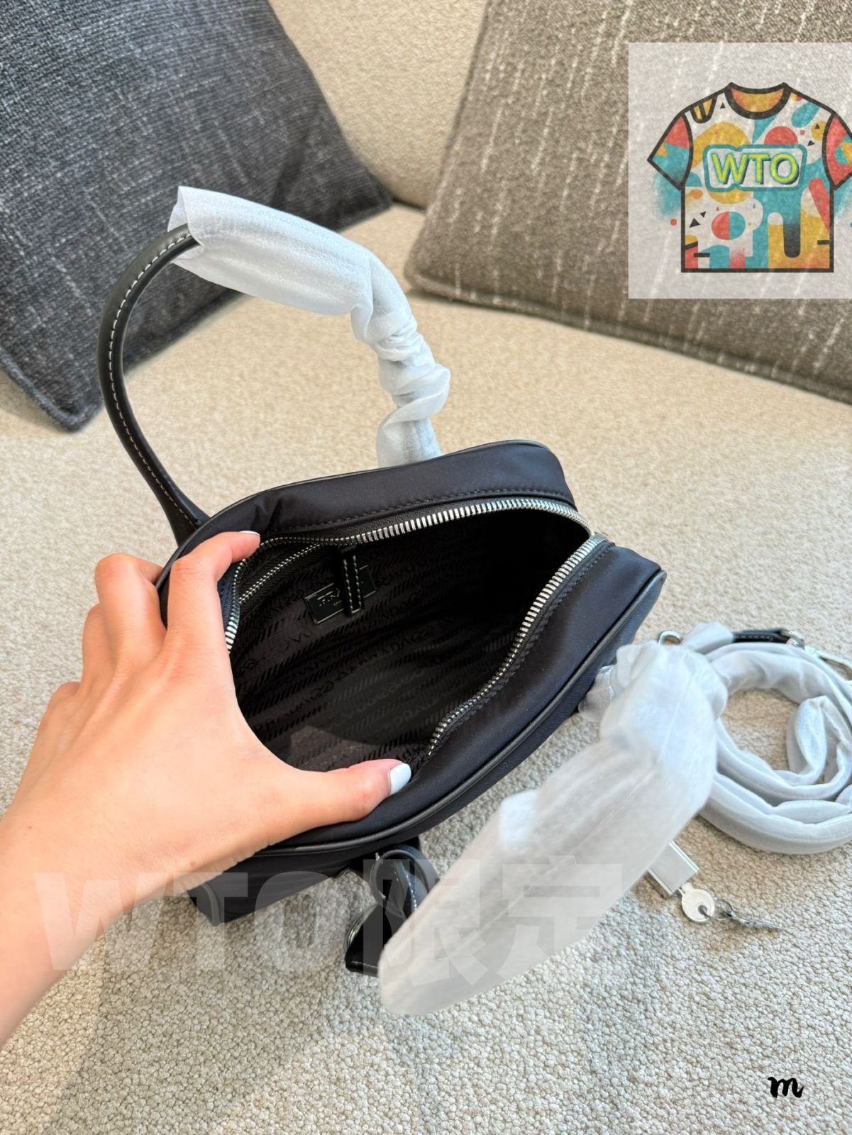 PRADA プラダ ボストンバッグ　V58 PRADA プラダ ショルダーバッグ/ボストンバッグ メンズ 2way 旅行