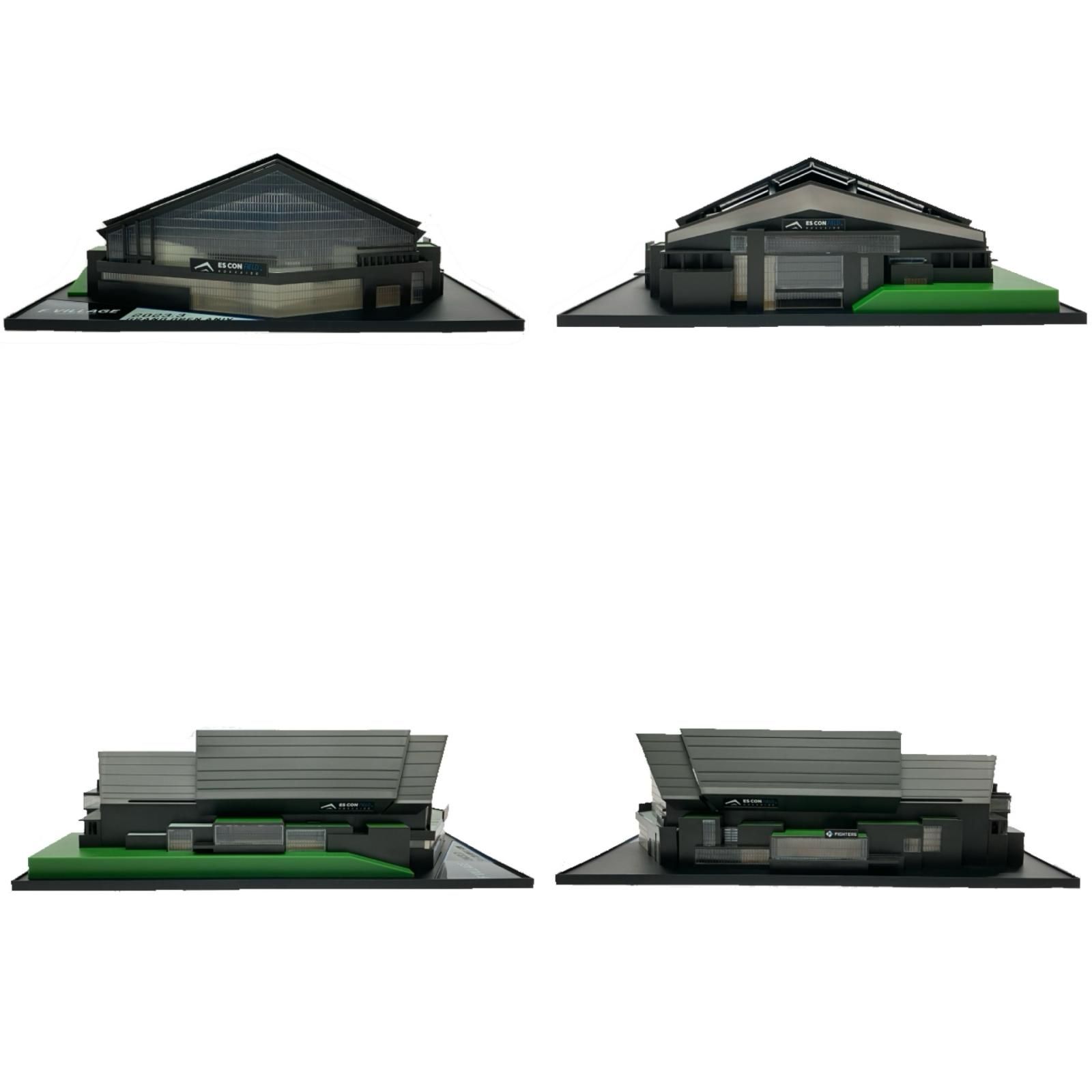 F.VILLAGE ボックス 1/650 模型 レプリカ エスコン エスコンフィールドHOKKAIDO 650分の1 スケール リアル模型