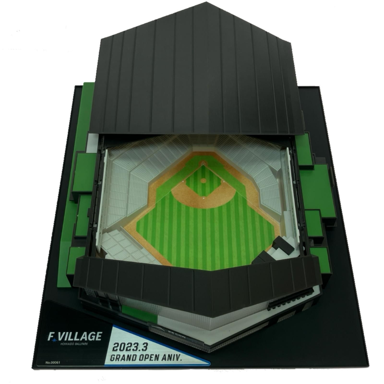 F.VILLAGE ボックス 1/650 模型 レプリカ エスコン エスコンフィールドHOKKAIDO 650分の1 スケール リアル模型