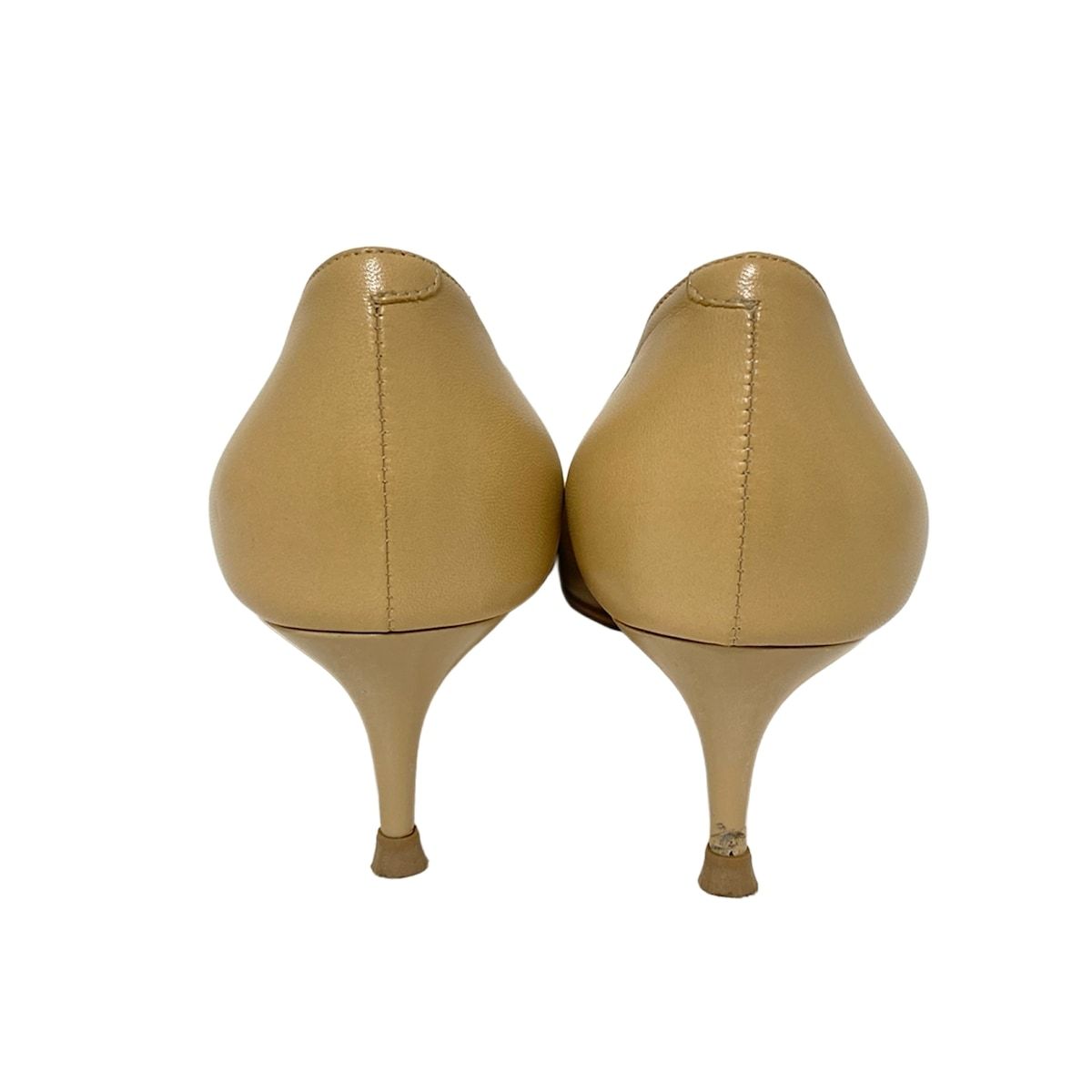 JIMMY CHOO(ジミーチュウ) パンプス 36 1/2 レディース - ベージュ