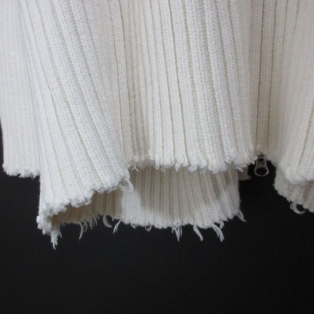 美品 23SS MM6 Maison Margiela メゾンマルジェラ ダメージ加工