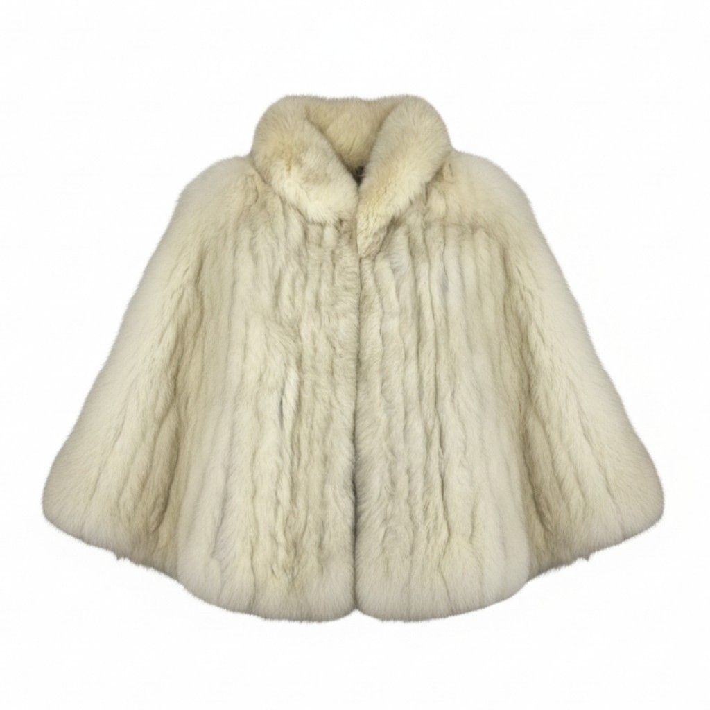 49k19 SAGA FOX サガフォックス 銀サガ ブルーフォックス ファーコート