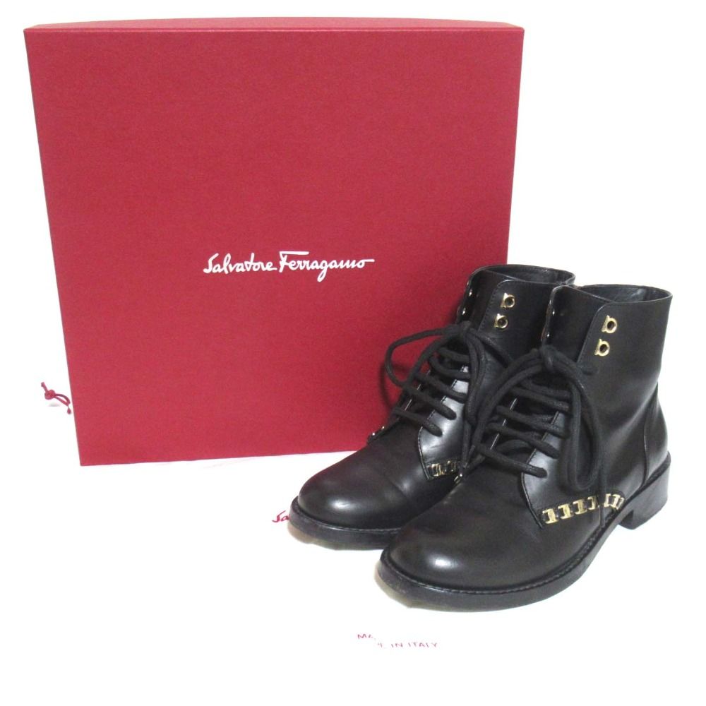 美品 Salvatore Ferragamo サルヴァトーレフェラガモ ヴァラ