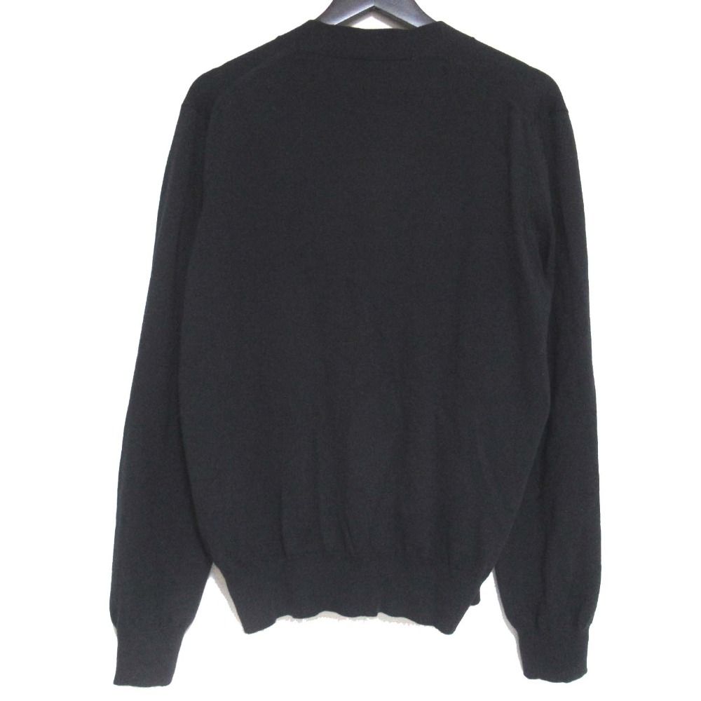 美品 Alexander McQUEEN アレキサンダーマックイーン 2022年モデル ビジュー装飾 ニット カーディガン Mサイズ 175/96A ブラック メンズ 古着 中古 USED 美品 Alexander McQUEEN アレキサンダーマックイーン 2022年モデル