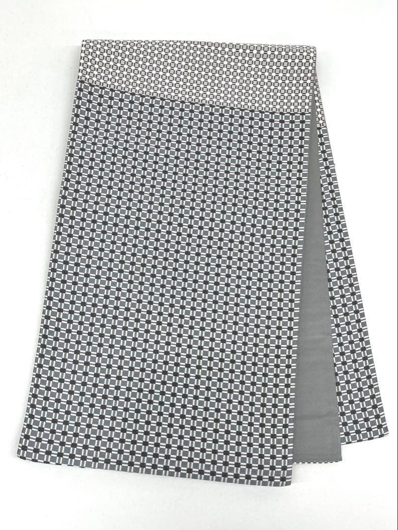 洒落袋帯　ハルシズク❣️ 洒落袋帯 幾何学模様 正絹 六通 D166 - メルカリ