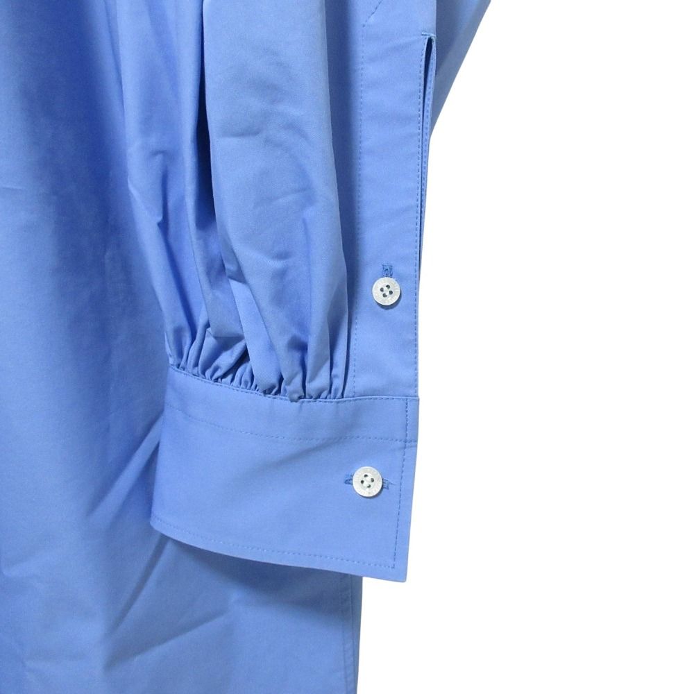 美品 クリーニング済 22SS HYKE ハイク T/C GATHERED DRESS 長袖 