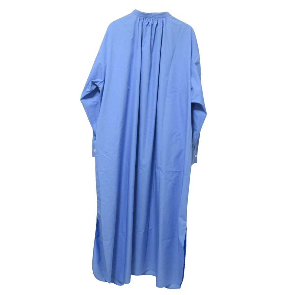 美品 クリーニング済 22SS HYKE ハイク T/C GATHERED DRESS 長袖 