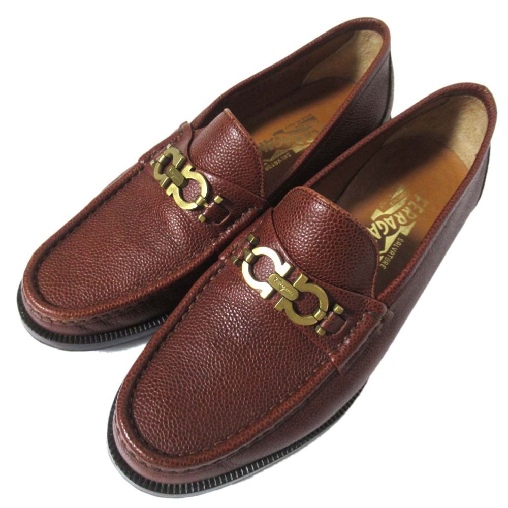 美品 Salvatore Ferragamo サルヴァトーレフェラガモ ガンチーニ金具