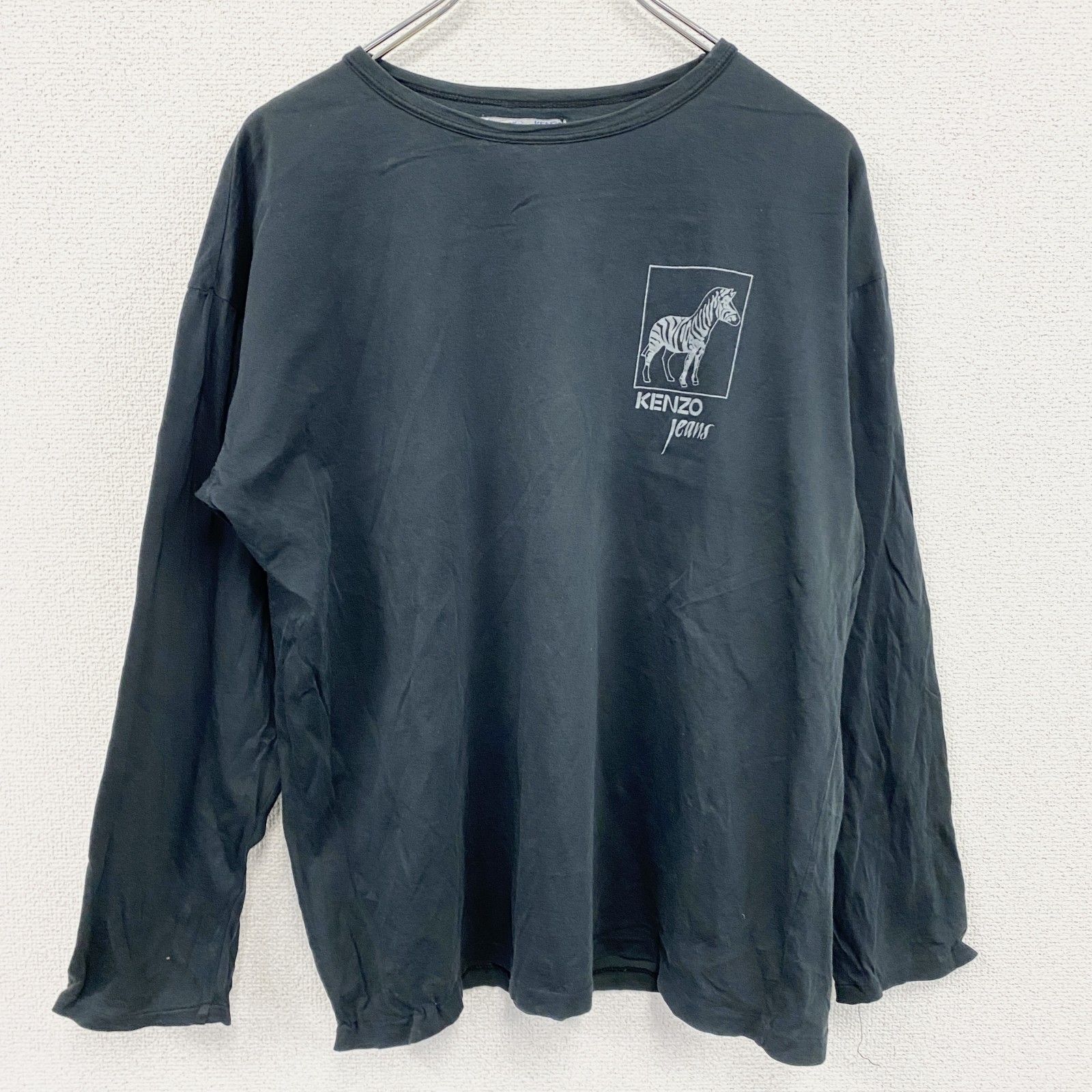 90s (北斎タグ) KENZO ボロスウェットダメージ加工 90s KENZO 葛飾北斎