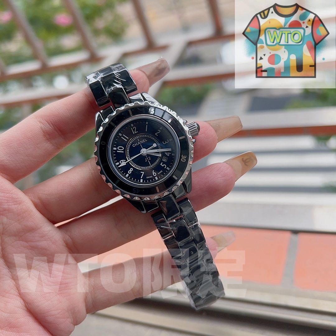 Chanel] J12 クオーツレディースウォッチ - 専用ケース・カード・袋