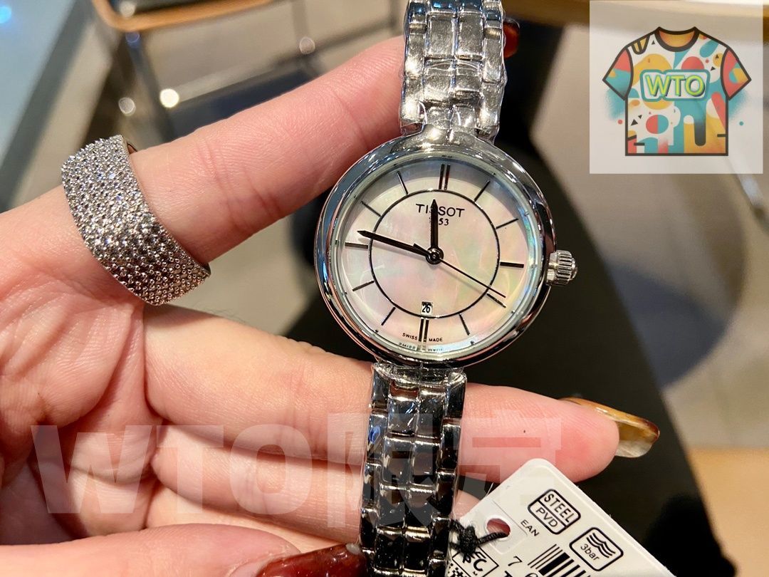 今日特価】Tissot フラミンゴ シリーズ レディース腕時計-WTO店名をご