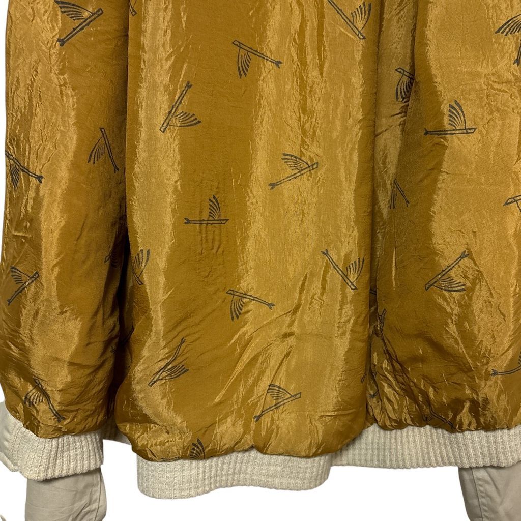 Catalina ダービージャケット カップショルダー　トビウオ柄 サイズ44 Catalina La Paz】 70～80s PRIDEジップ トビウオ柄 カップショルダー