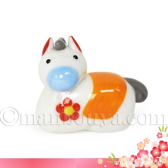 干支の置物 馬 ウマ ガラス細工 ミニチュア 雑貨 正月飾り 十二支 午