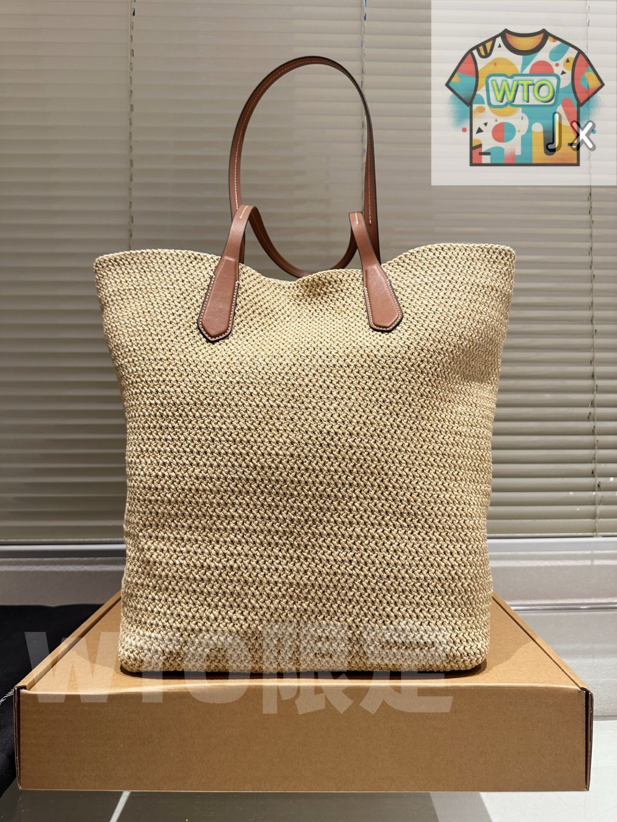 今日特価】Ralph Lauren ラルフローレン 新作 ラフィアバッグ 大容量で