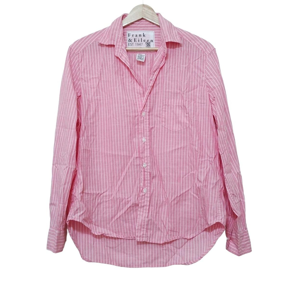 未使用Frank & Eileen 長袖シャツ XXS／Eileen Frank & Eileen ホワイト長袖シャツ XXS - メルカリ