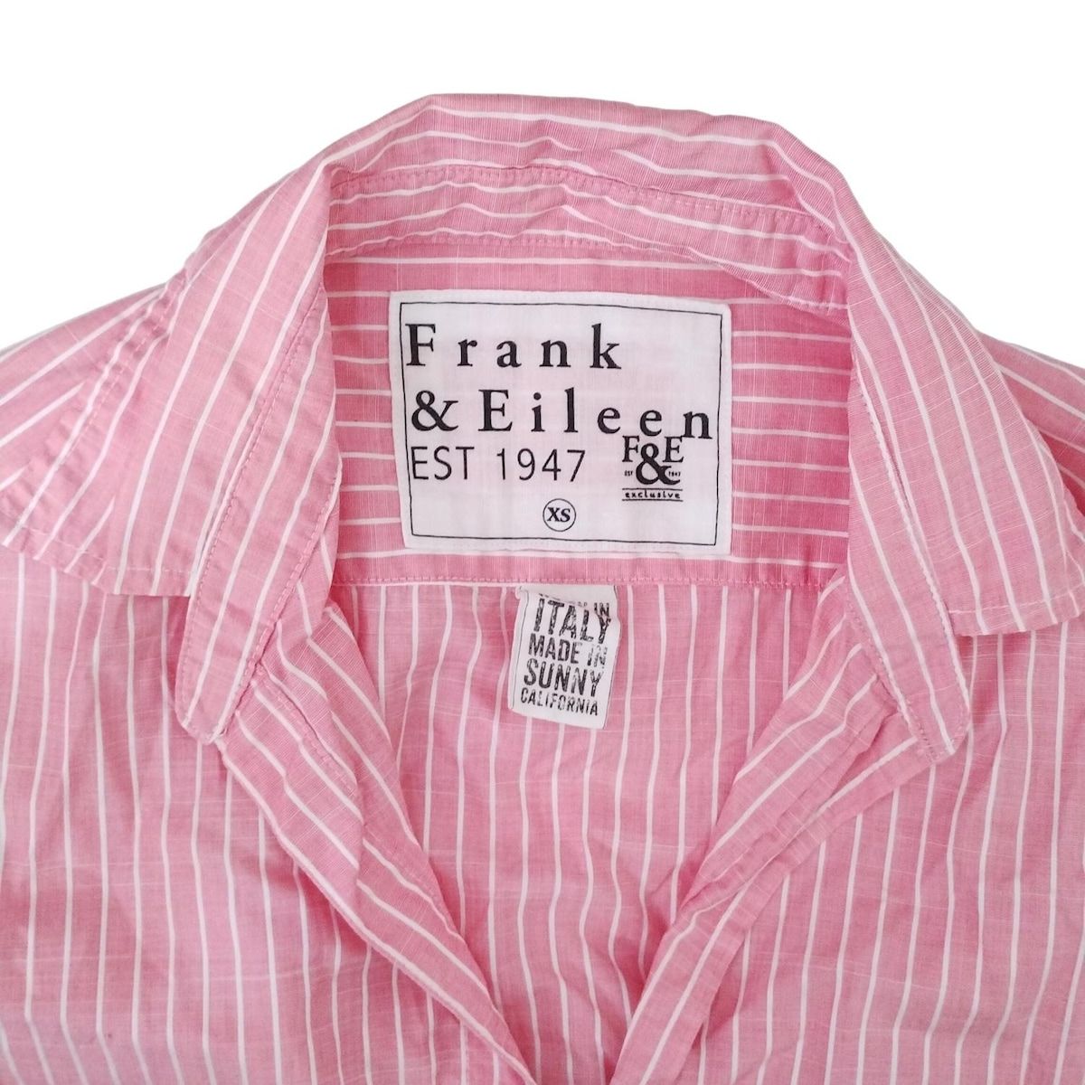 美品♡　フランク&アイリーン　Eileen　コットン100%　長袖　シャツ　XS Frank&Eileen 長袖シャツ S 黒 コットン100% ▽USA製✨フランクアンド