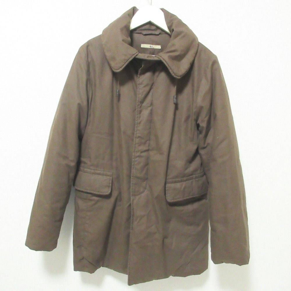 美品 45R フォーティファイブアール ローラーオックスダウンジャケット 8111904 3 ブラウン レディース 古着  USED