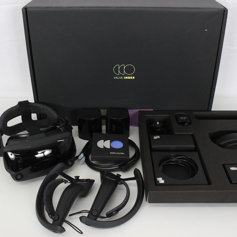 美品】VALVE INDEX VRキット V003683-20 フルセット ヘッドマウント