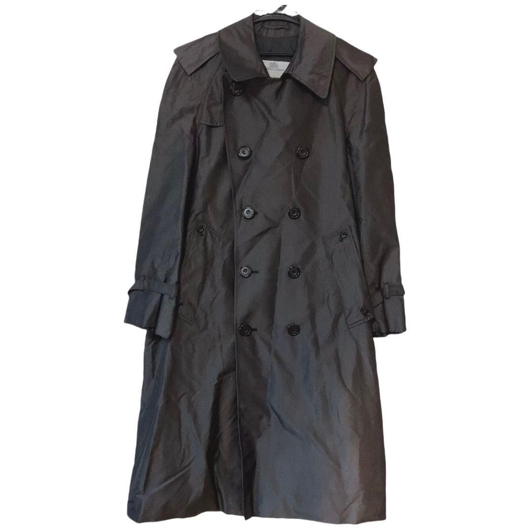 RE278 【美品】Aquascutum アクアスキュータム トレンチコート 黒