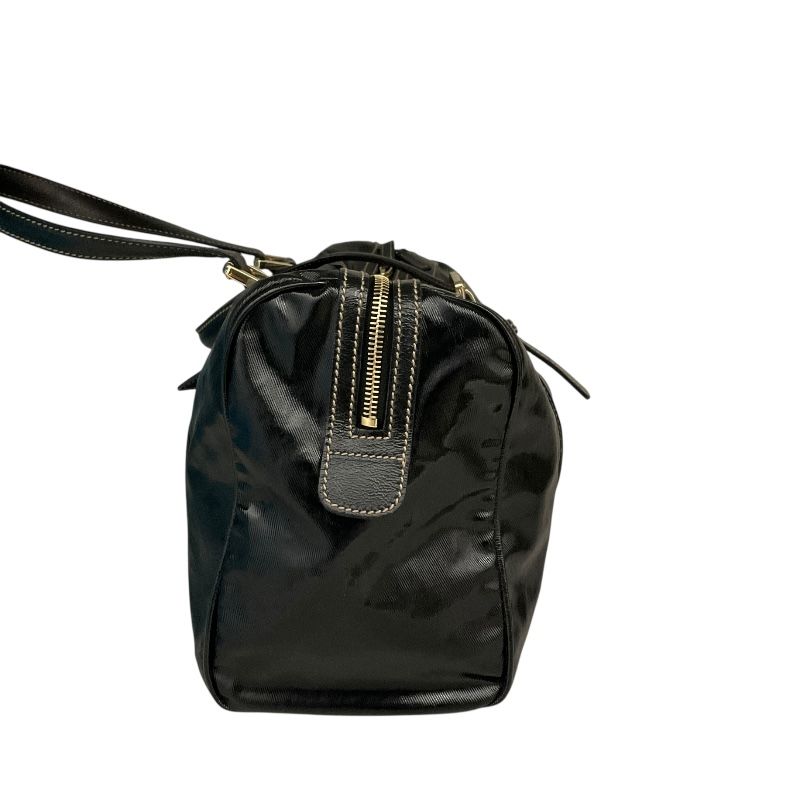 グッチ GUCCI ｲﾝﾀｰﾛｯｷﾝｸﾞG ｽﾓｰﾙﾎﾞｽﾄﾝﾊﾞｯｸﾞ 170010 ブラック エナメル