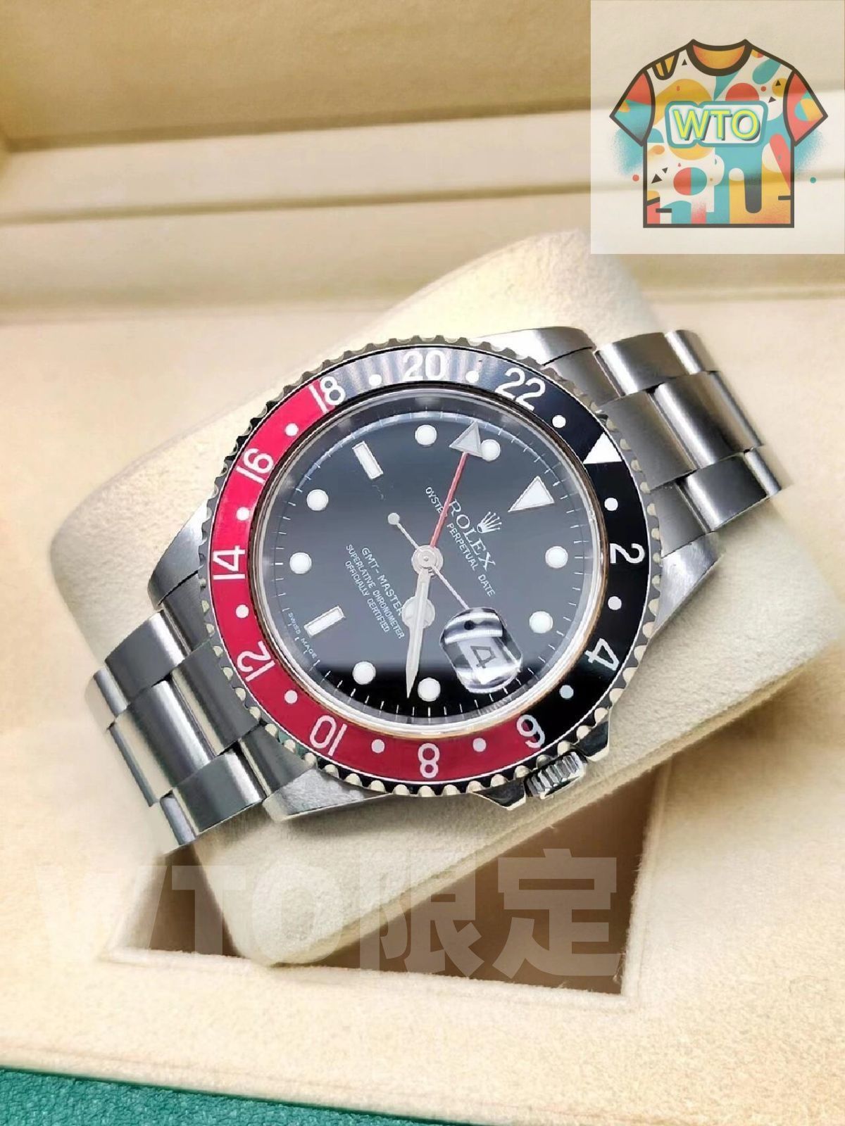 ⚡️極美品 Rolex 自動巻き腕時計 ご購入大歓迎です 美品 ロレックスGMT赤黒丸 16710 40mm 自動巻き