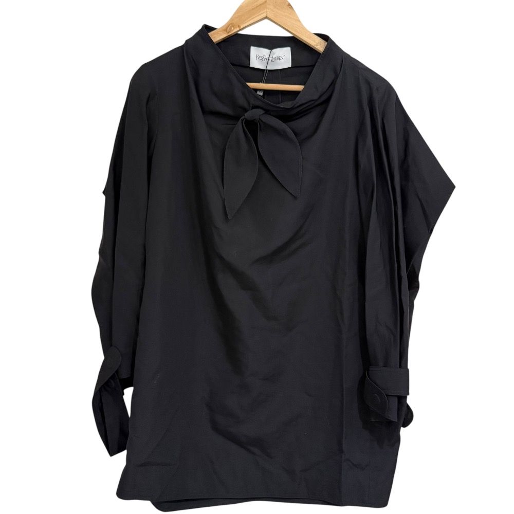 未使用 YVES SAINT LAURENT イヴサンローラン シルクブレンド 長袖