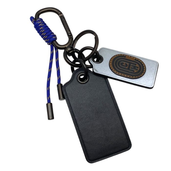 コーチ　チャーム　スエード　ネイビー　ソーホー　キーホルダー　ホーボー 小物入れ コーチ チャーム スエード ネイビー ソーホー キーホルダー ホーボー