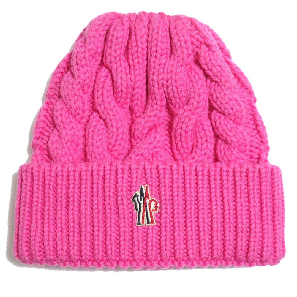 美品 23AW MONCLER モンクレール ニットキャップ ビーニー ニット帽