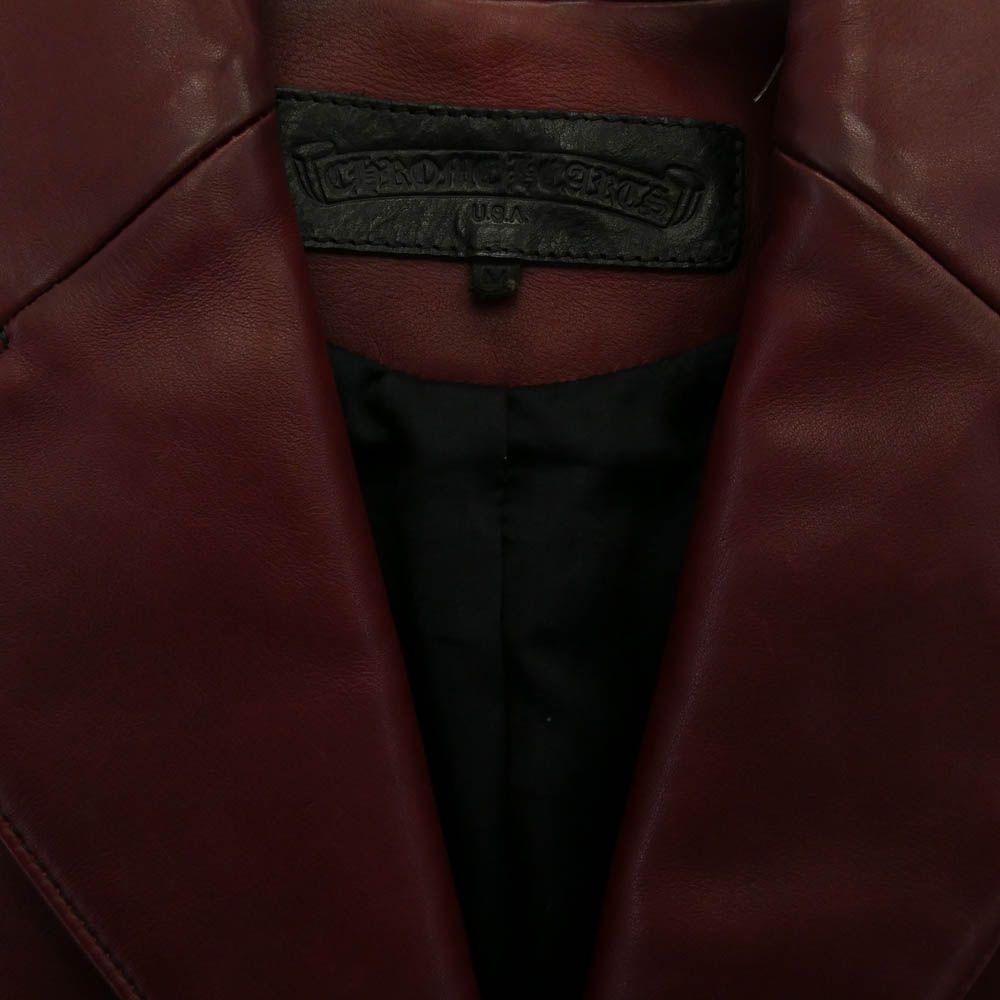 CHROME HEARTS クロムハーツ（原本無） 3B レザー テーラード