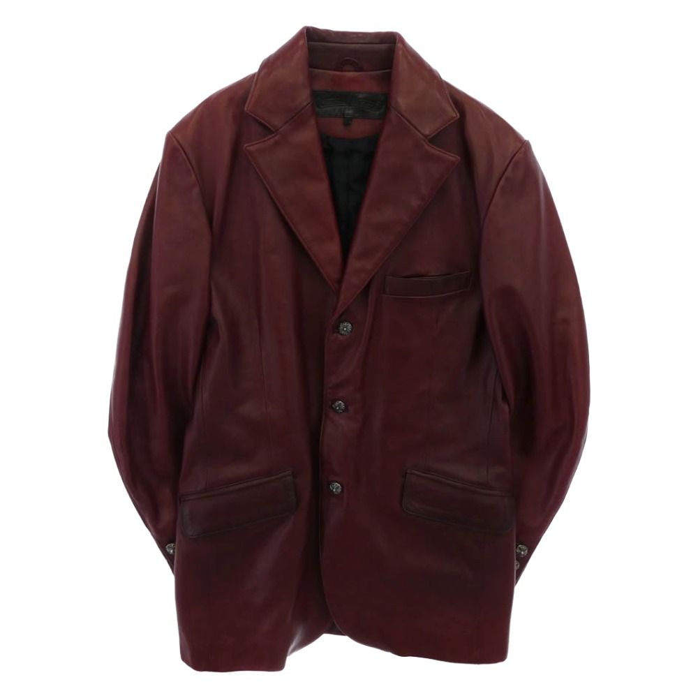 CHROME HEARTS クロムハーツ（原本無） 3B レザー テーラード