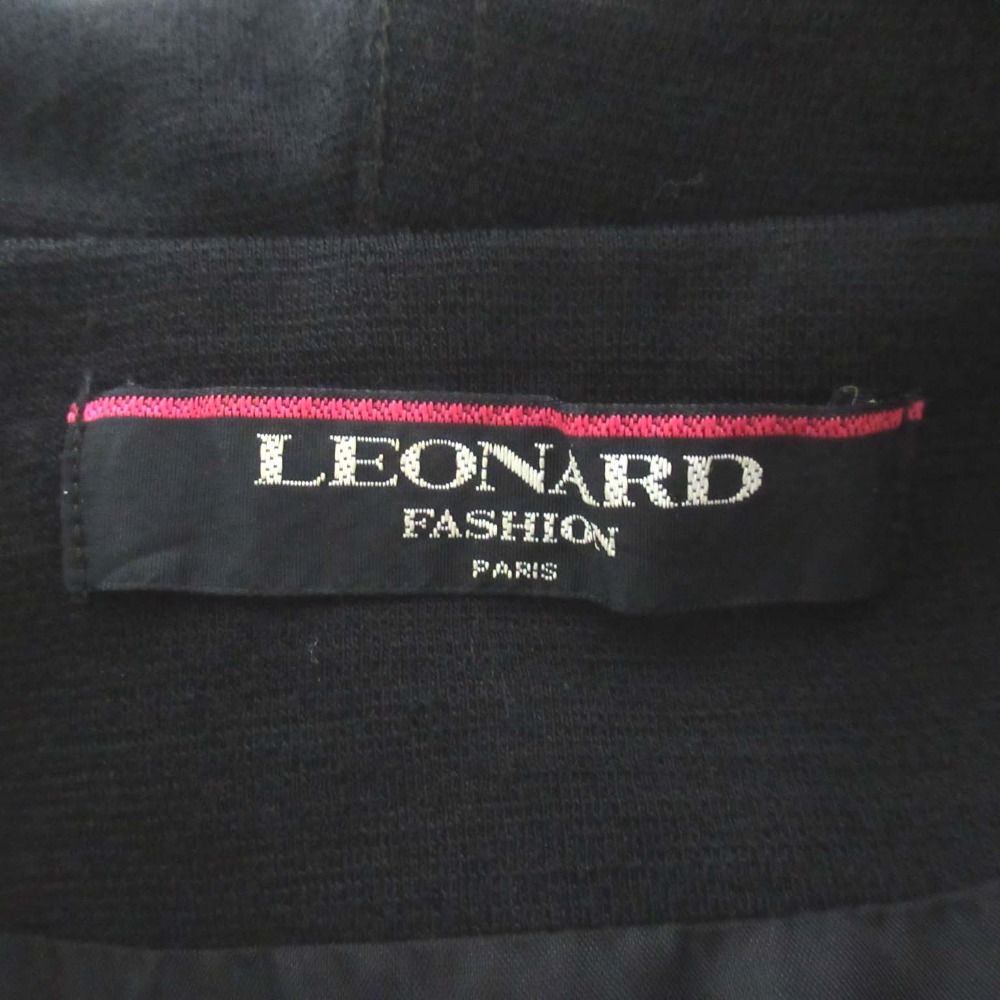 美品 LEONARD FASHION レオナールファッション アニマル柄 フーディー