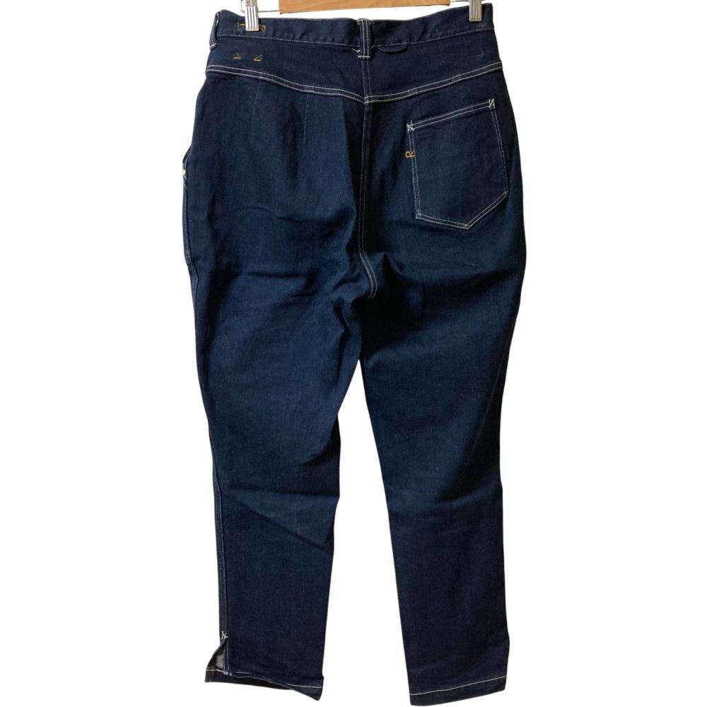 美品 45R フォーティファイブアール ライ麦ストレッチデニムの桃比女