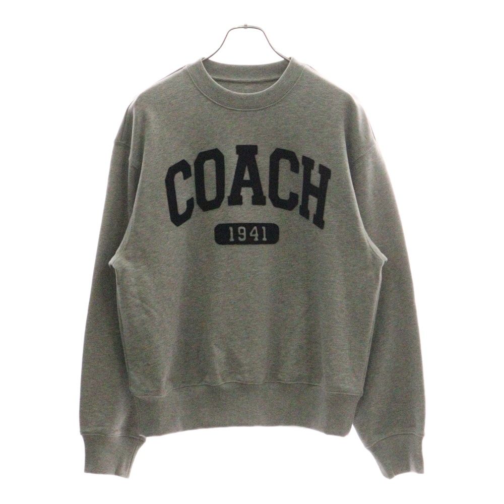 COACH (コーチ) スポーティー シグネチャー ワッペンロゴ クルーネック