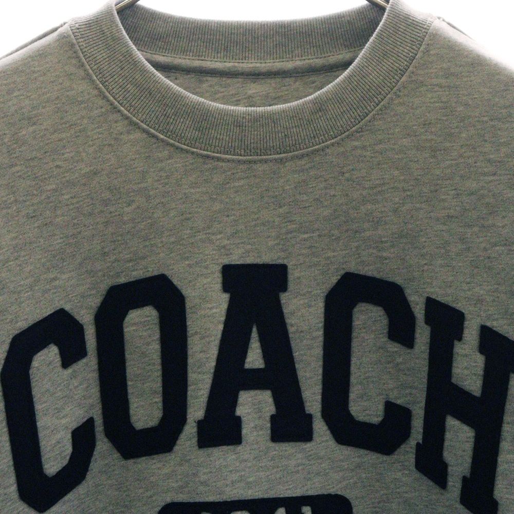 COACH (コーチ) スポーティー シグネチャー ワッペンロゴ クルーネック