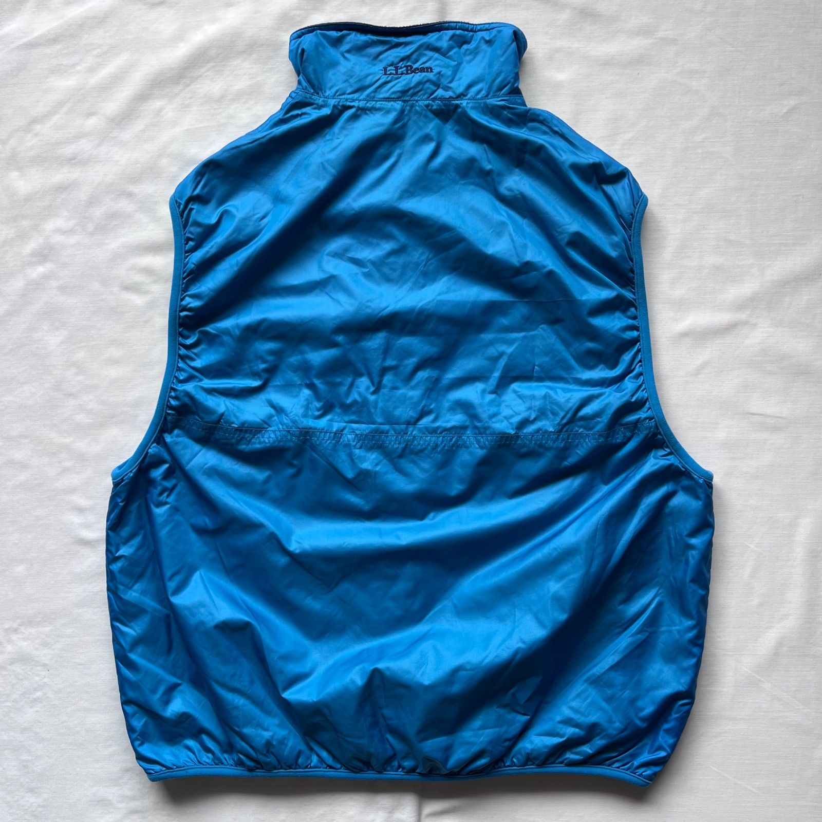 llbean エルエルビーン ナイロンベスト 90s 00s ハーフzip パフボール