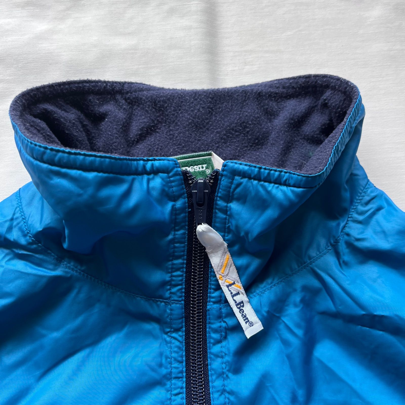 llbean エルエルビーン ナイロンベスト 90s 00s ハーフzip パフボール 