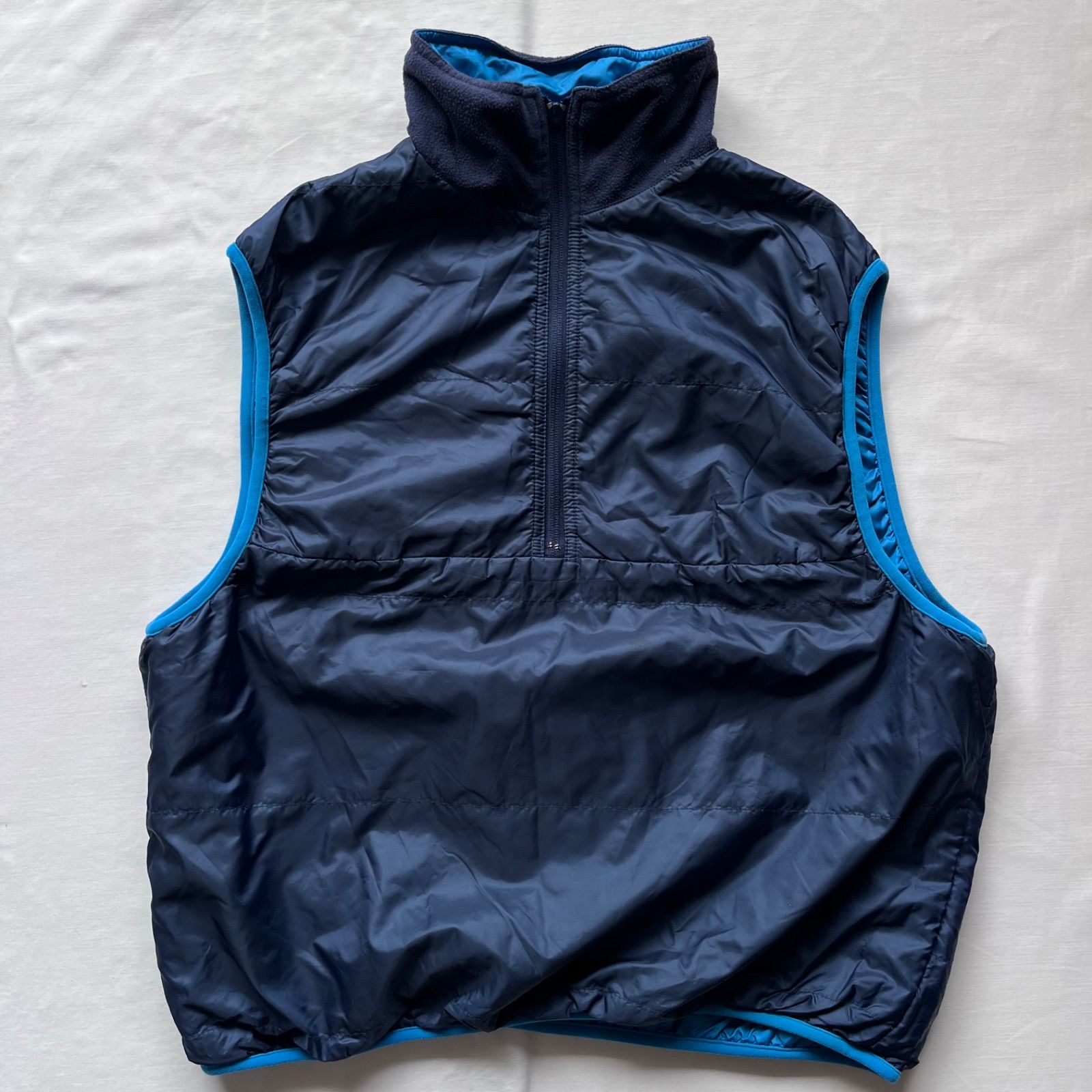 llbean エルエルビーン ナイロンベスト 90s 00s ハーフzip パフボール