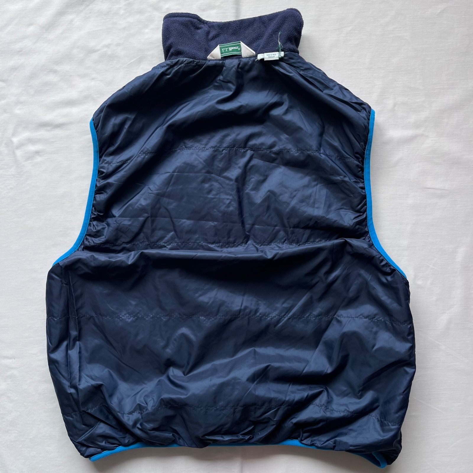 llbean エルエルビーン ナイロンベスト 90s 00s ハーフzip パフボール