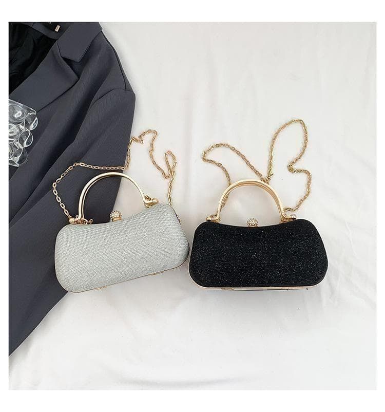 高見え！ パーティー バッグ 結婚式 がま口 2way フォーマル 肩掛け