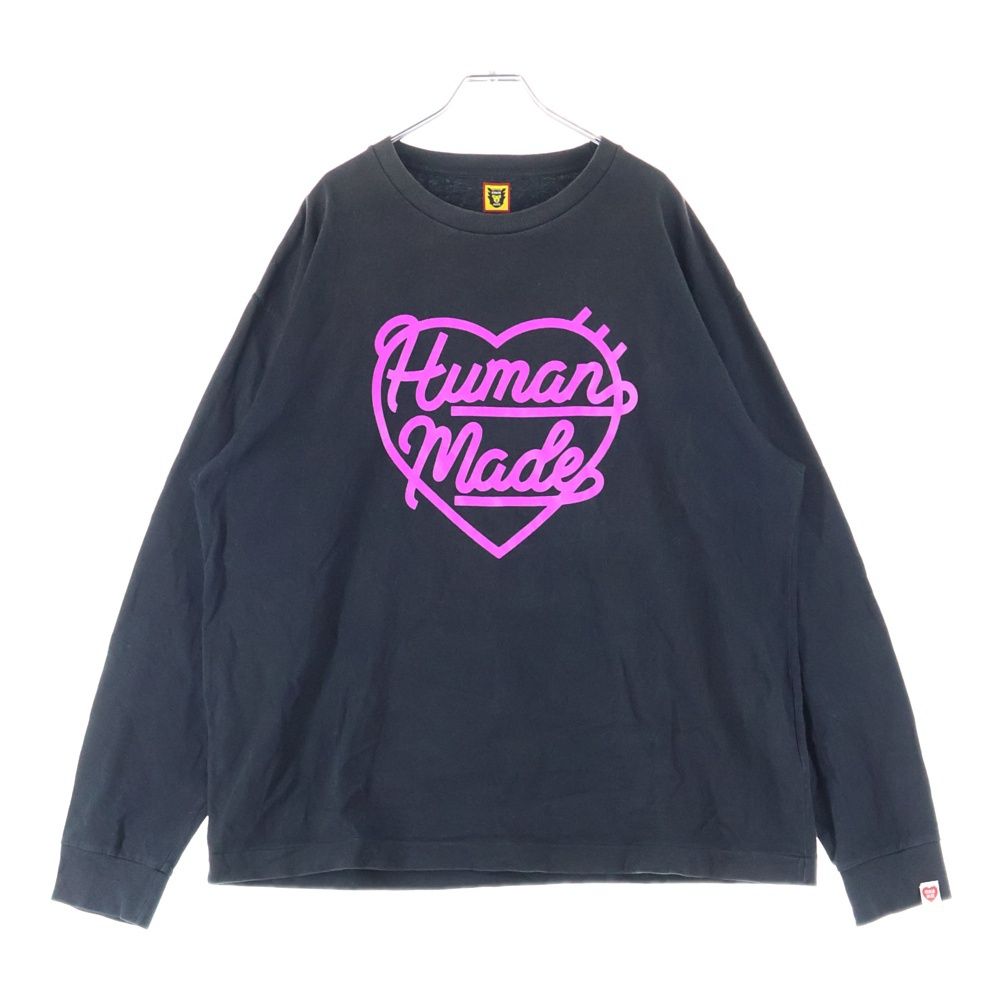 HUMAN MADE (ヒューマンメイド) HEART L/S Tee フロントプリント