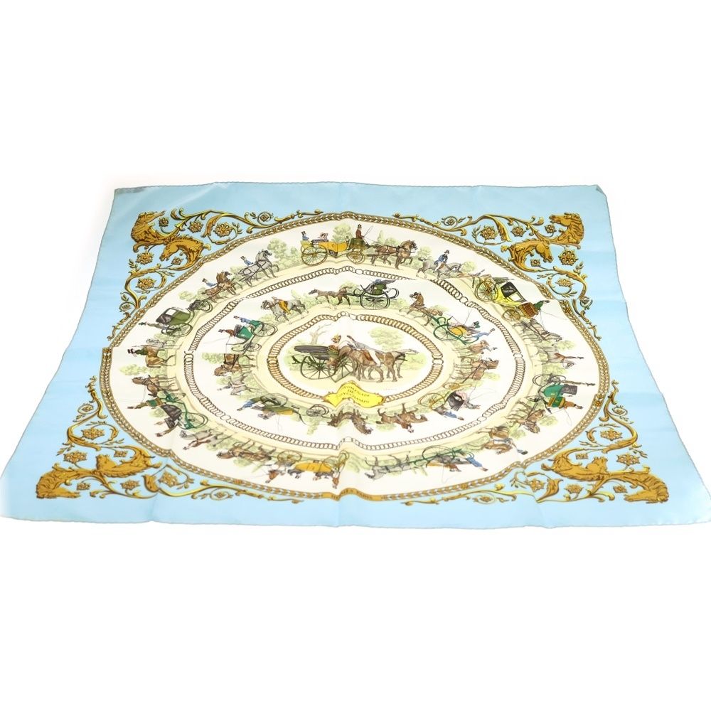 HERMES (エルメス) カレ90 馬着と馬装 LA PROMENDE DE LOMGCHAMPS  