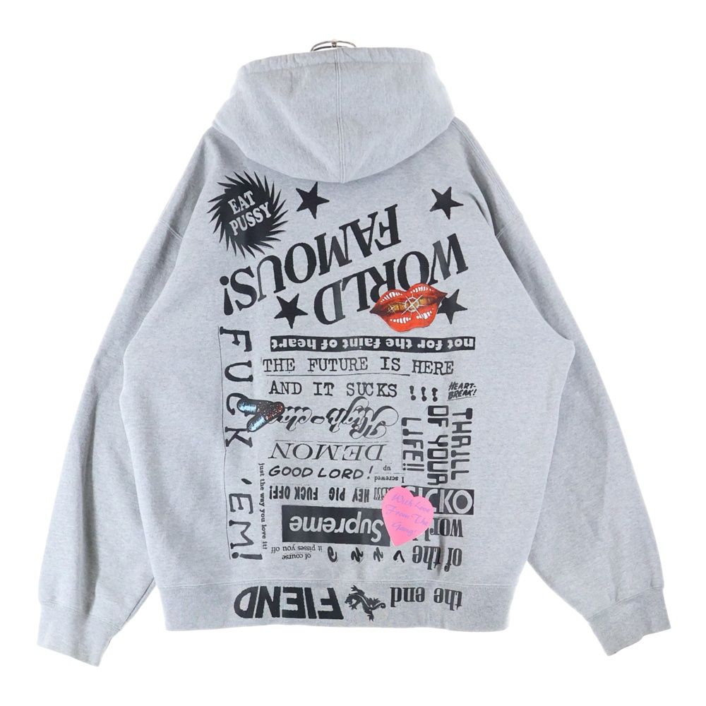 SUPREME (シュプリーム) 23SS Fiend Hooded Sweatshirt プリント