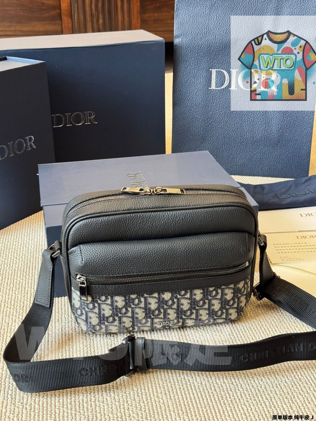 今日特価】DIOR ディオール メンズメッセンジャーバッグシリーズ