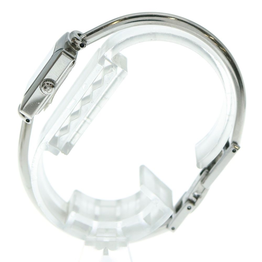 GUCCI (グッチ) ホワイト文字盤 クォーツ バングルウォッチ ステンレス