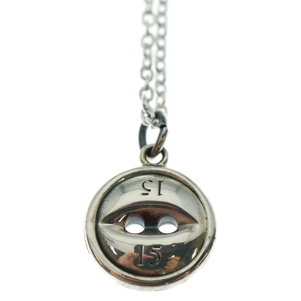 NEIGHBORHOOD (ネイバーフッド) SILVER BUTTON NECKLACE ボタン