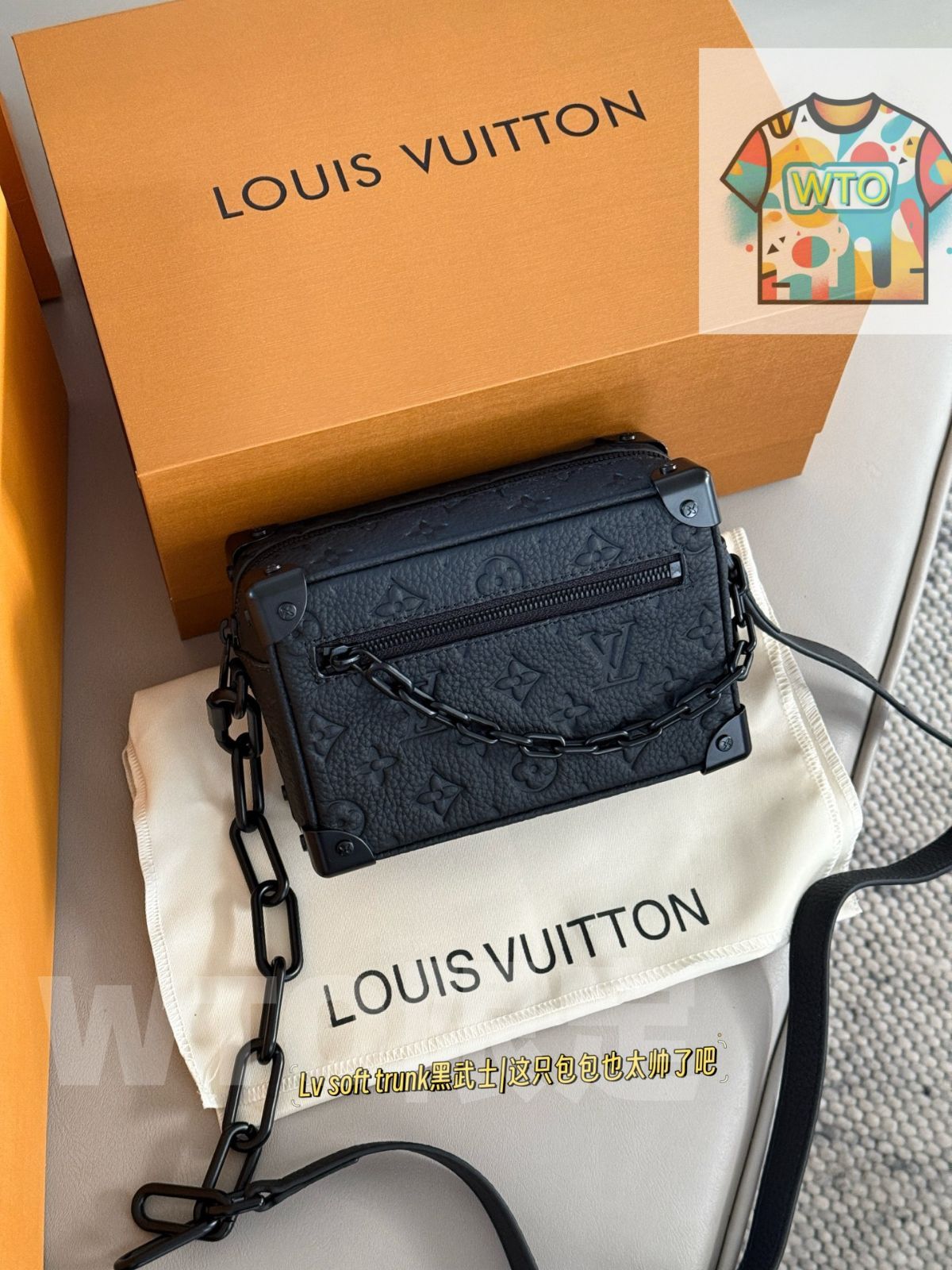 今日特価】Louis Vuitton ルイヴィトン トランク ソフトケース 黒の