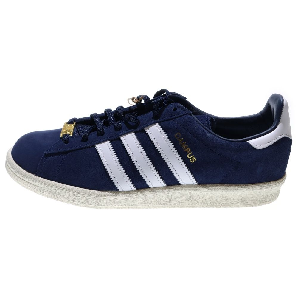 adidas (アディダス) ×A BATHING APE CAMPUS 80S アベイシングエイプ キャンパス ローカットスニーカー ネイビー US9/27cm ID4770