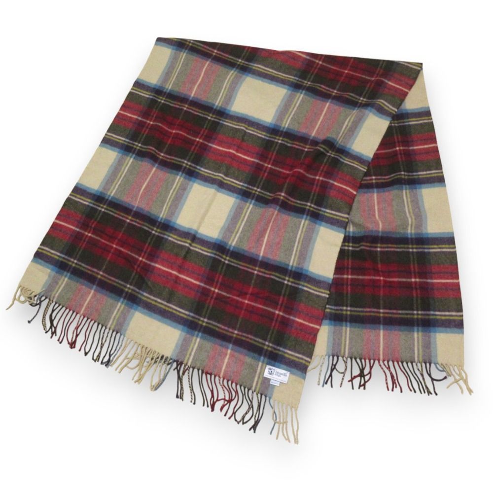 美品 Johnstons of Elgin ジョンストンズオブエルガン チェック柄